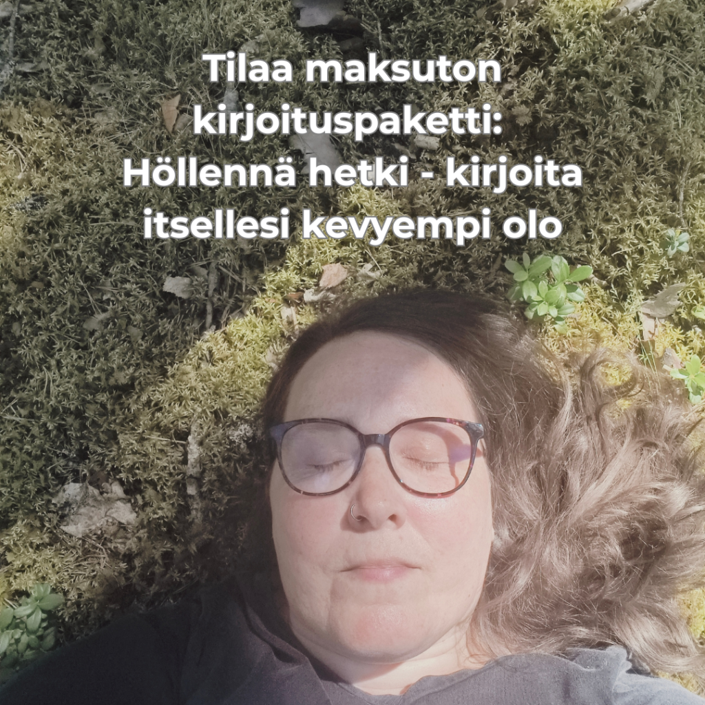 Tilaa maksuton kirjoitus paketti ja kirjoita itsellesi kevyempi olo